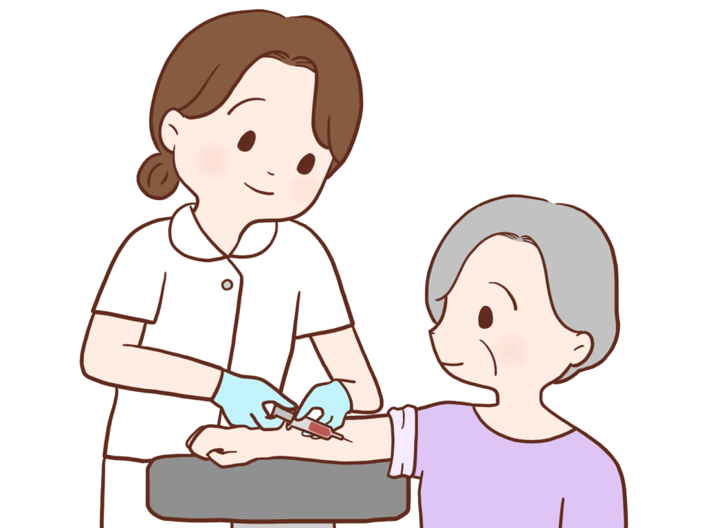 1. 抗菌薬投与前に採血する