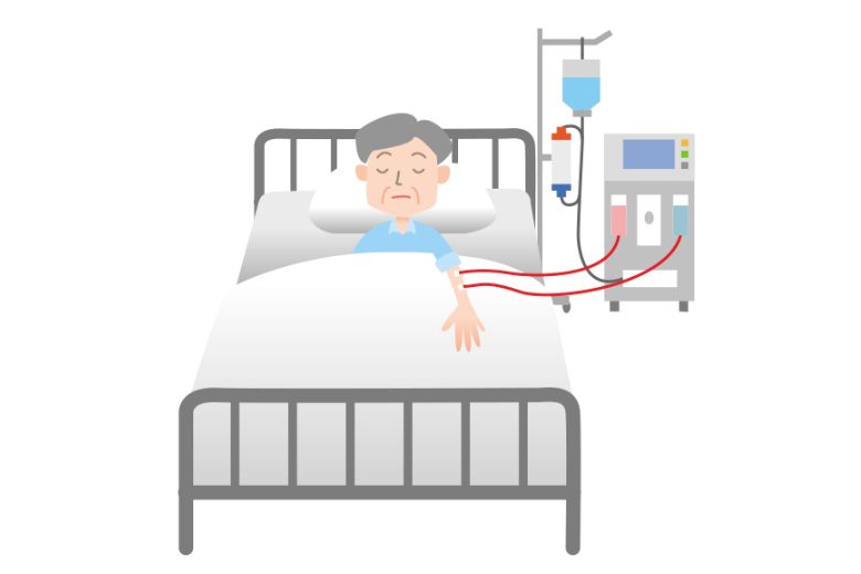 透析のイラスト