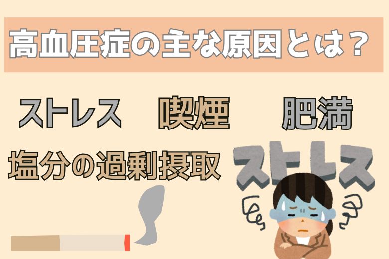 高血圧症の主な原因