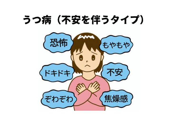 2. うつ病（不安を伴うタイプ）