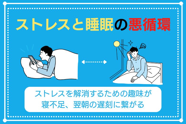 1. 朝起きるのが苦手：ストレスと睡眠の関係