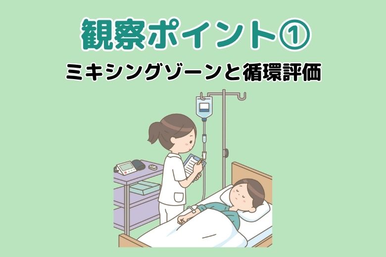 観察ポイント1：ミキシングゾーンと循環評価