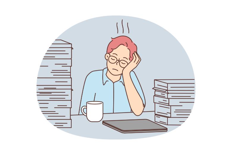 ぼんやりしている