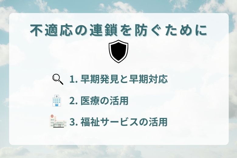 不適応の連鎖を防ぐために──早期発見と支援のススメ