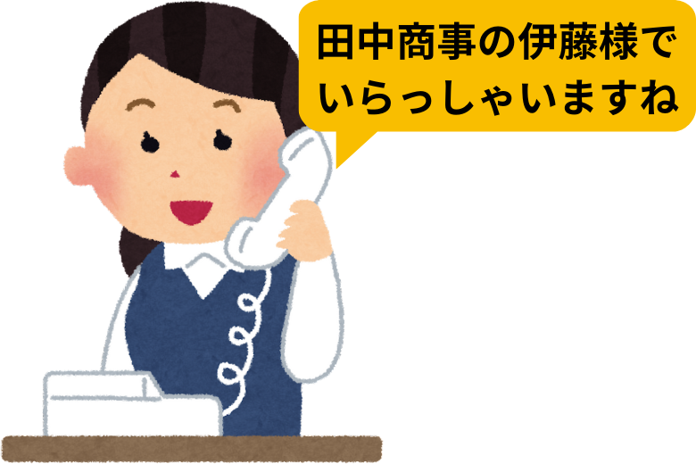 1. 相手の名前を確認するときの丁寧な表現
