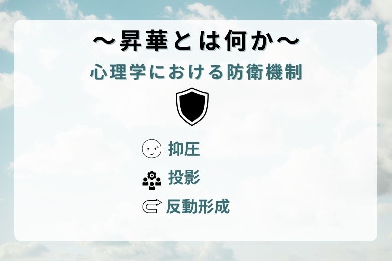 昇華とは何か？――心理学における防衛機制