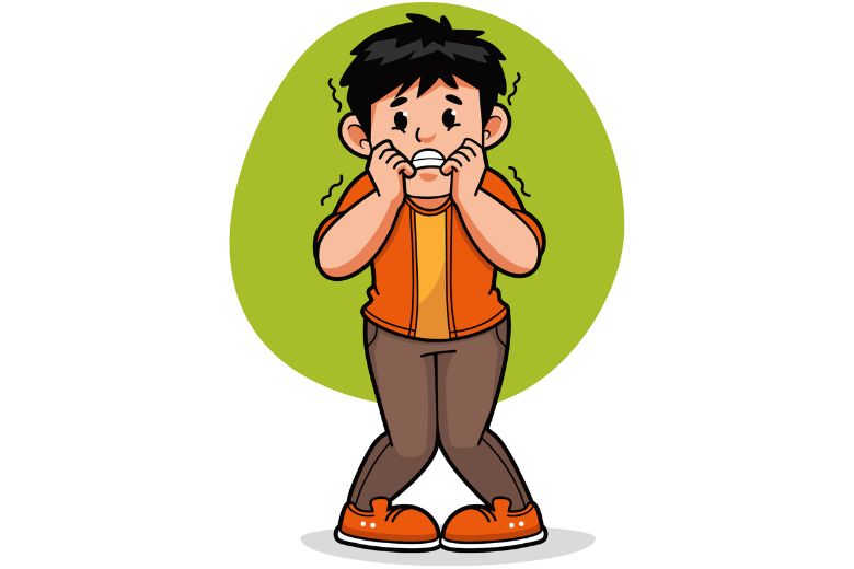 2. あごが割れそうなほどの違和感