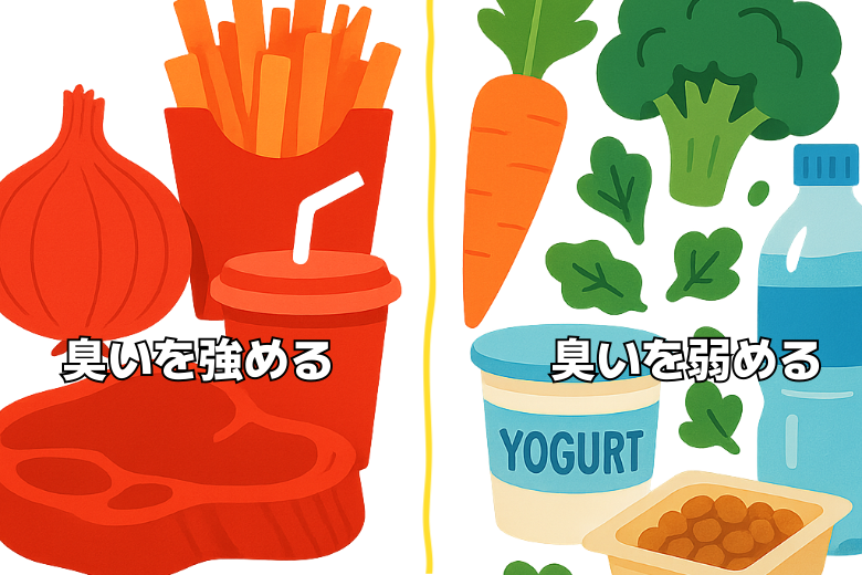 体臭を強める食事