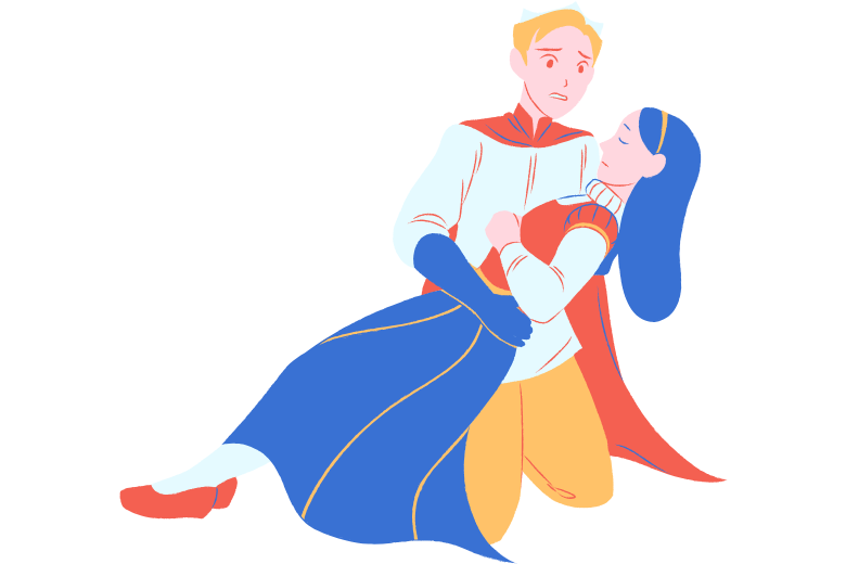 事例２：白雪姫 ― 毒リンゴを食べた後の不満と不安