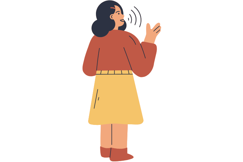 1. 話すスピードを意識して「少しゆっくり」