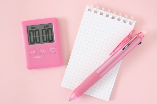 【ポイント②】休憩時間は「時間を計って」「音で知らせる」