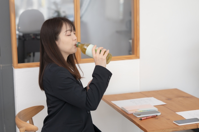 ペットボトルのお茶が出た場合は？