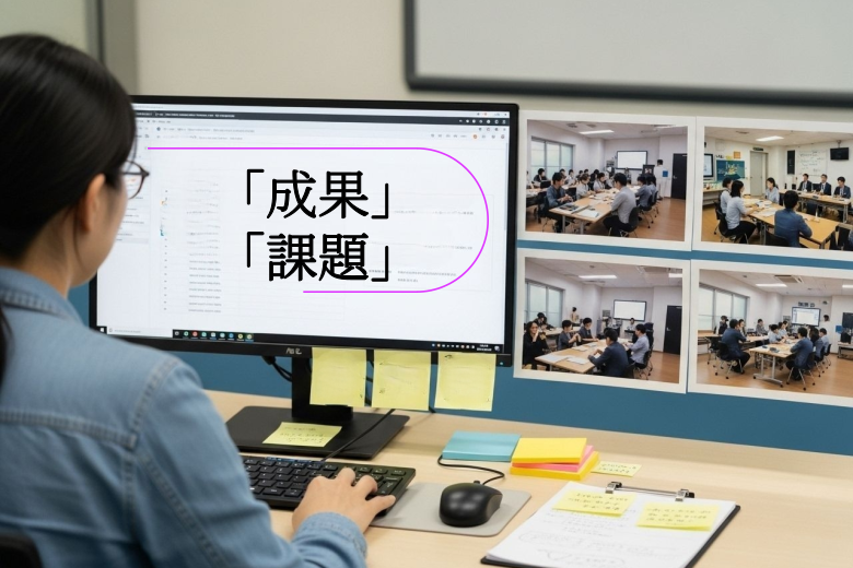 3. 書き方のポイント②「事実・成果・課題」をセットで書く