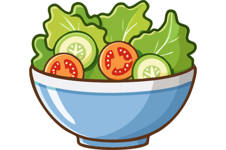 4. バランスよく食べられる「8品目のさっぱりサラダ」