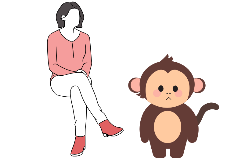 人間と猿の全般的な違い