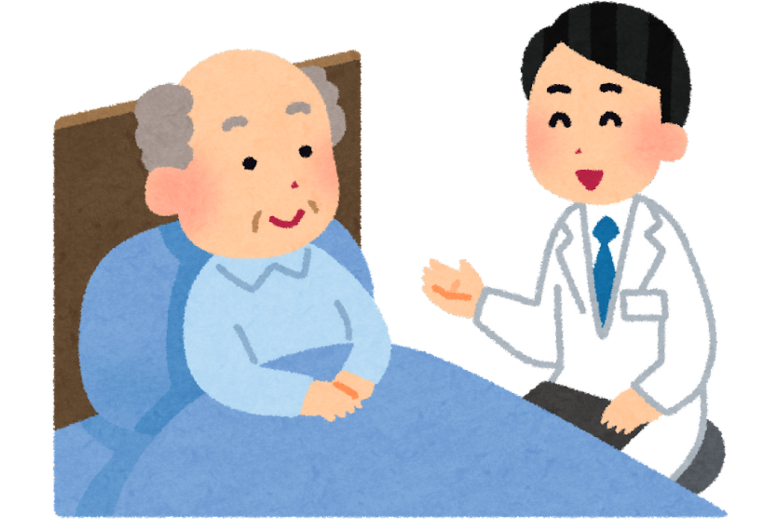 69歳の男性の長期生存例