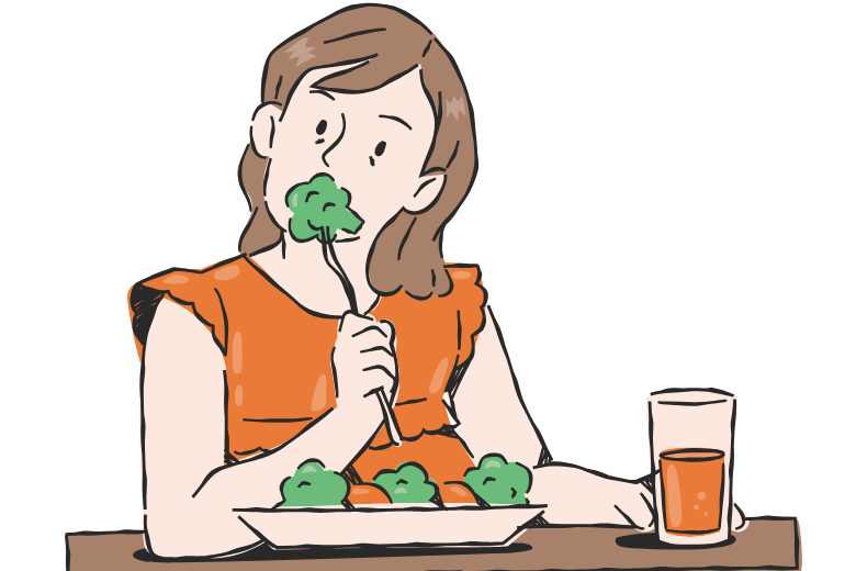 野菜・フルーツを多く食べる女性は乳がんリスクが低い